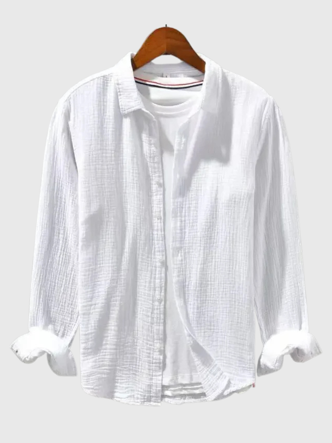 HELVIA - CHEMISE ÉLÉGANTE EN COTON DOUX COMME DE LA SOIE