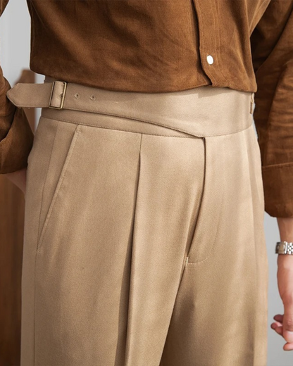 Pantalon Sur-Mesure Élégant pour Hommes | Polyvalent et Résistant aux Rides