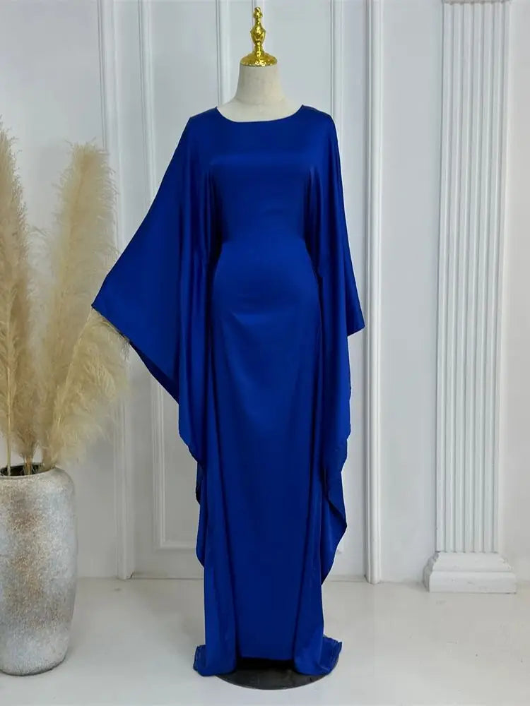 Robe Maxi Élégante pour Femmes | Manches en Cape et Confort Optimal