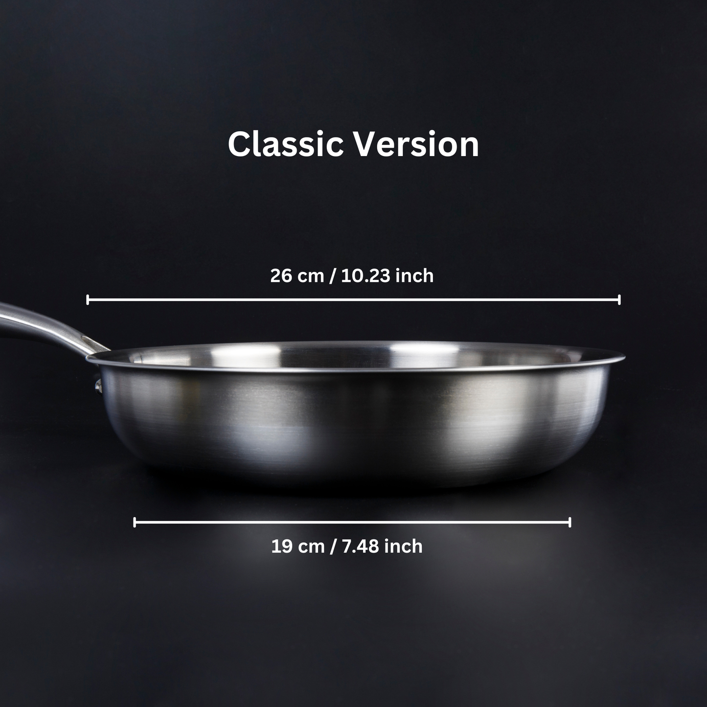 Poêle à Frire Antiadhésive en Titane Pur NovaTi - Intérieur Sans Revêtements pour une Cuisine Saine