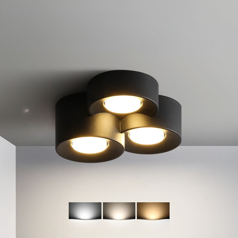 Luminaire de Plafond Rond Élégant | Éclairage Économe en Énergie et Polyvalent