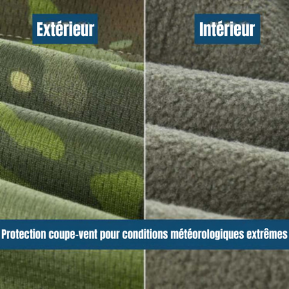 Cagoule en polaire coupe-vent - restez à l’aise dehors en hiver