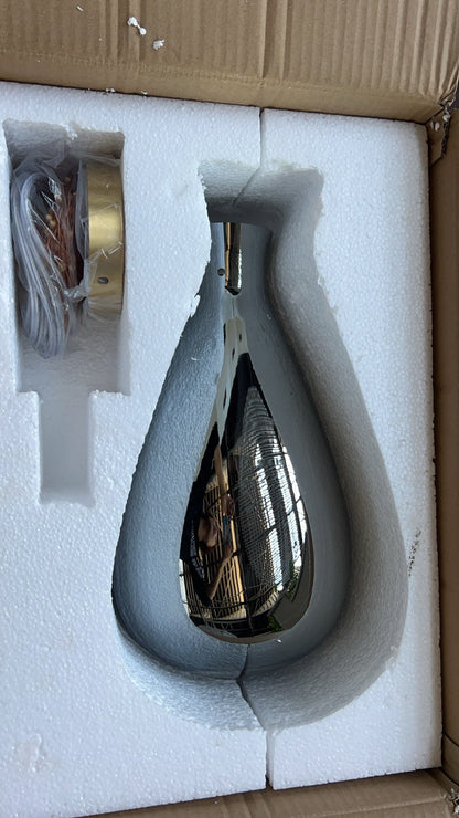 Lampe Suspendue Grise Design Élégant | Éclairage Ambiance et Matériaux Luxueux