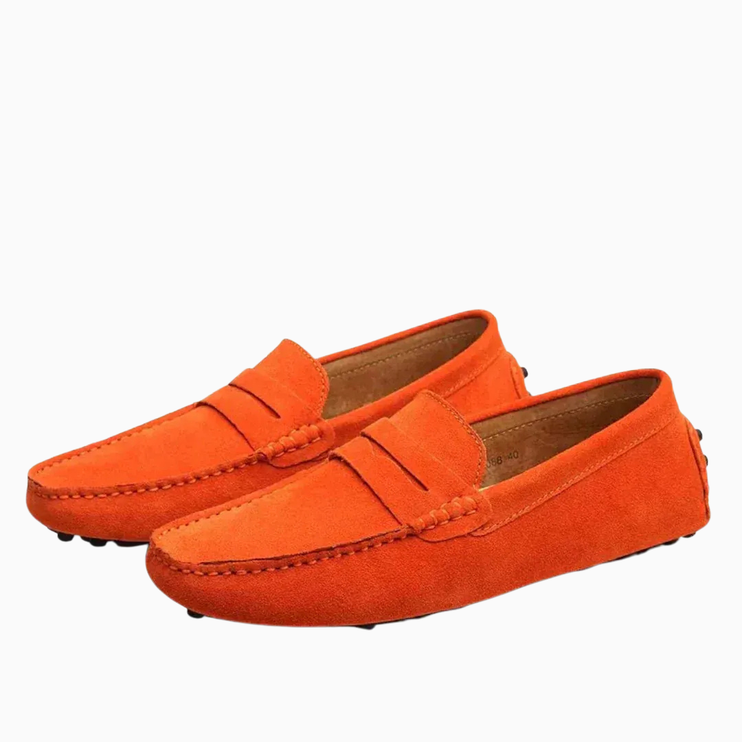 Mocassins homme en daim style driving slip on casual