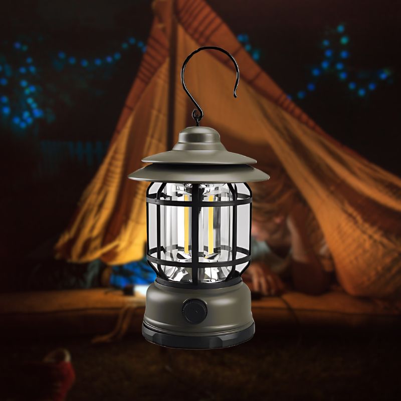 Lampe LED Vintage Portable | Éclairage Intelligent et Économique