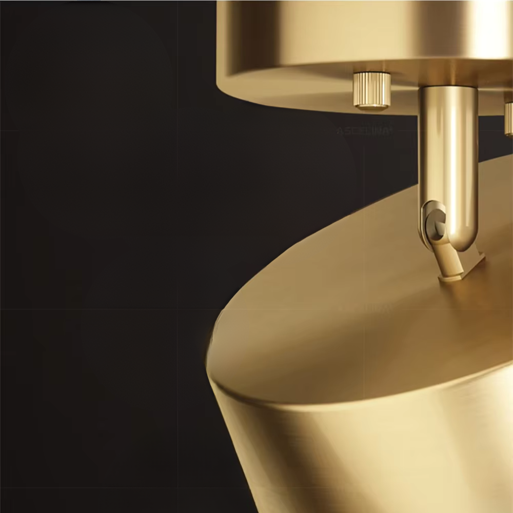 Suspension Industrielle Contemporaine | Lumière Chaleureuse et Accueillante