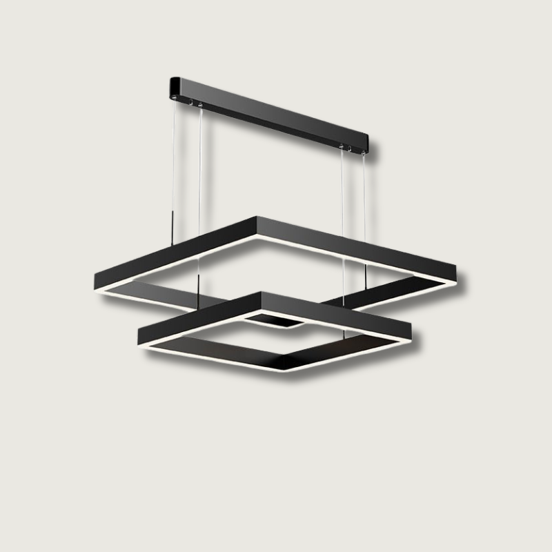 Lustre LED Dimmable Élégant | Design Contemporain et Fonctionnalité Pratique