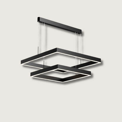 Lustre LED Dimmable Élégant | Design Contemporain et Fonctionnalité Pratique