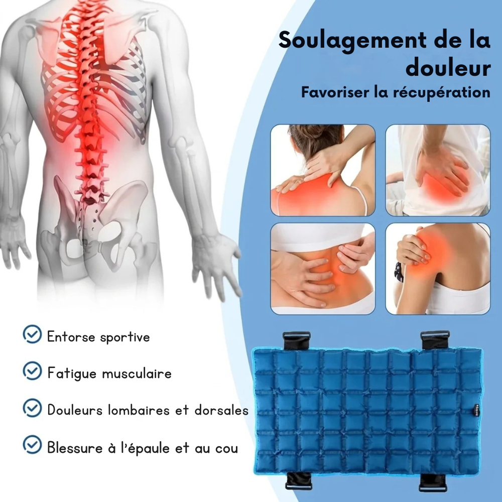 Compresse chaude et froide 58 × 35 cm - confort après l’effort