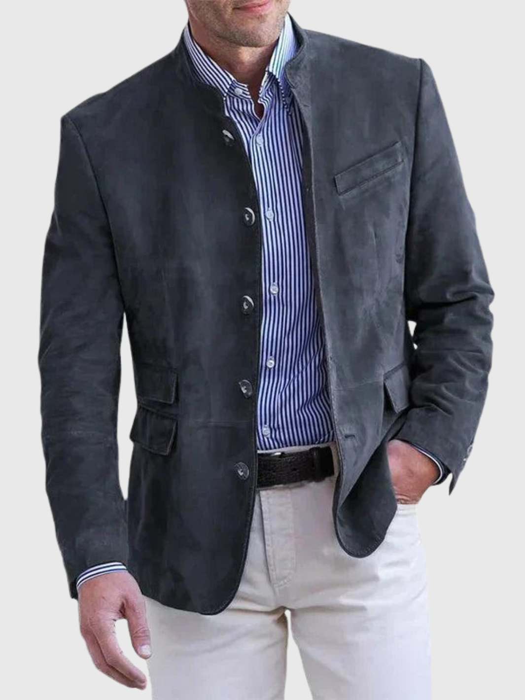 Helvia - Veste en Cuir Maxence - Hommes - Intemporelle