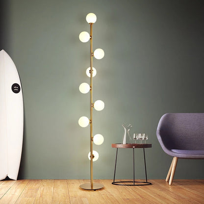 Lampe sur Pied Scandinave Dorée | Élégance et Efficacité Énergétique
