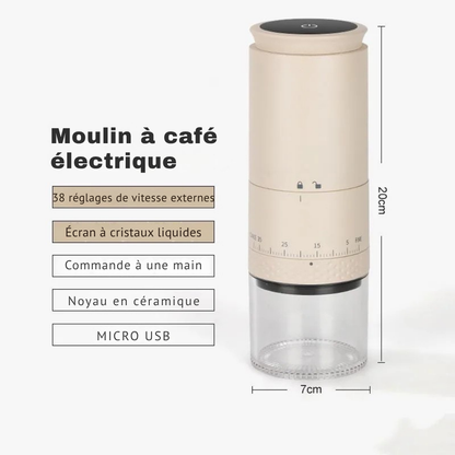 Moulin à café électrique 13 W - 38 niveaux pour chaque mouture