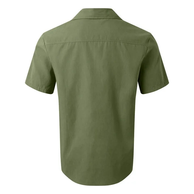 Chemise verte pour homme