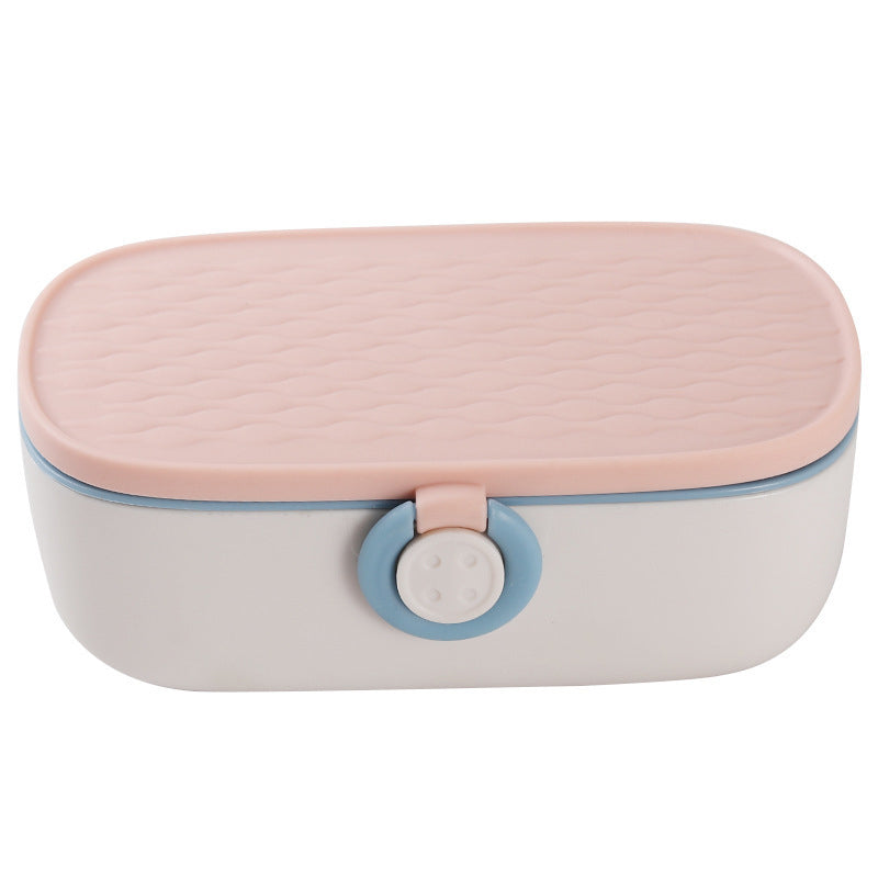 en-Un-Coffret de Couture avec Bouton et Dé à Coudre