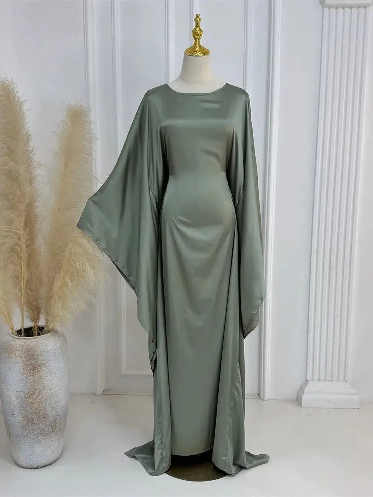 Robe Maxi Élégante pour Femmes | Manches en Cape et Confort Optimal