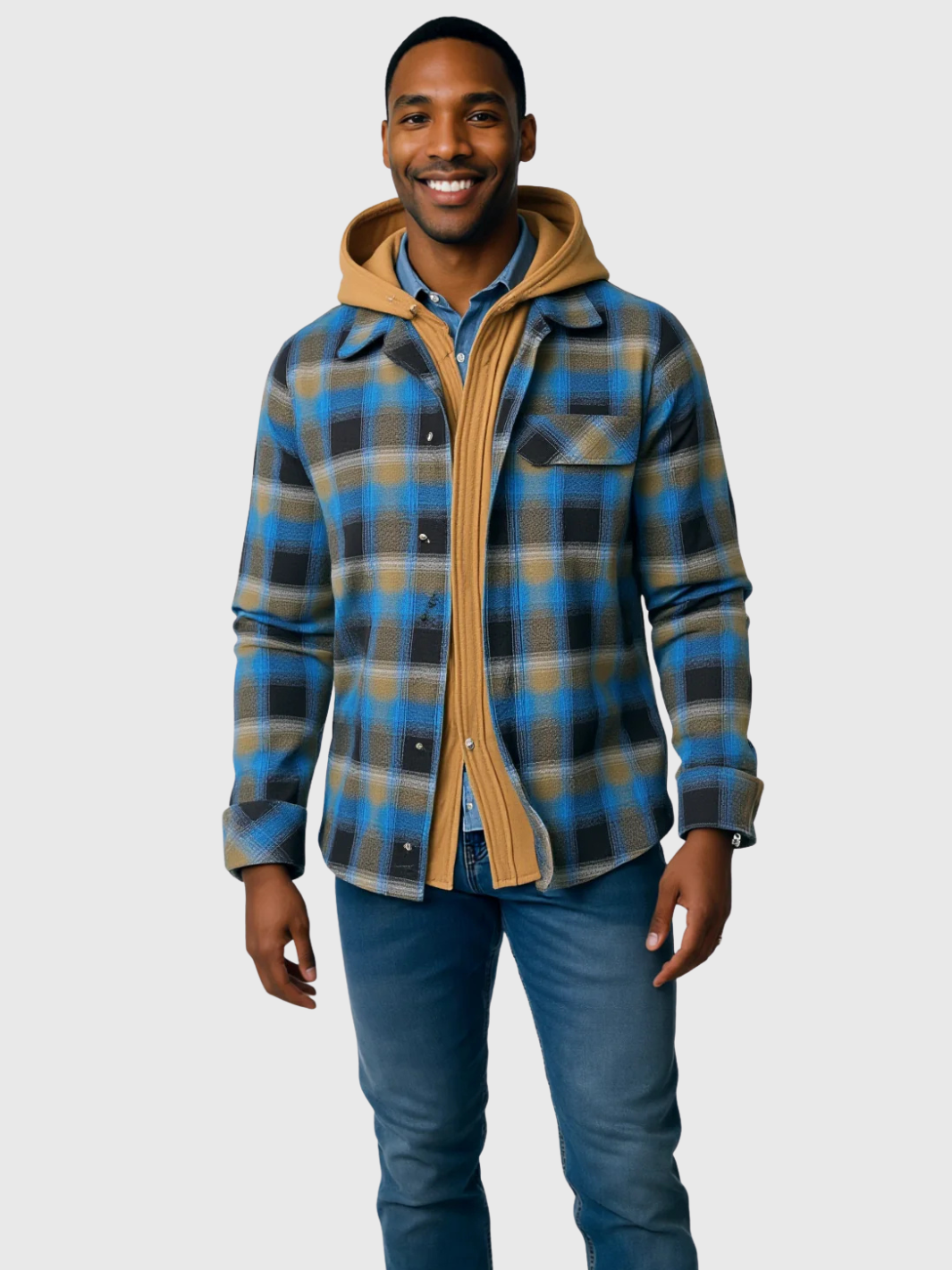 HELVIA - Veste Patchwork Carreaux