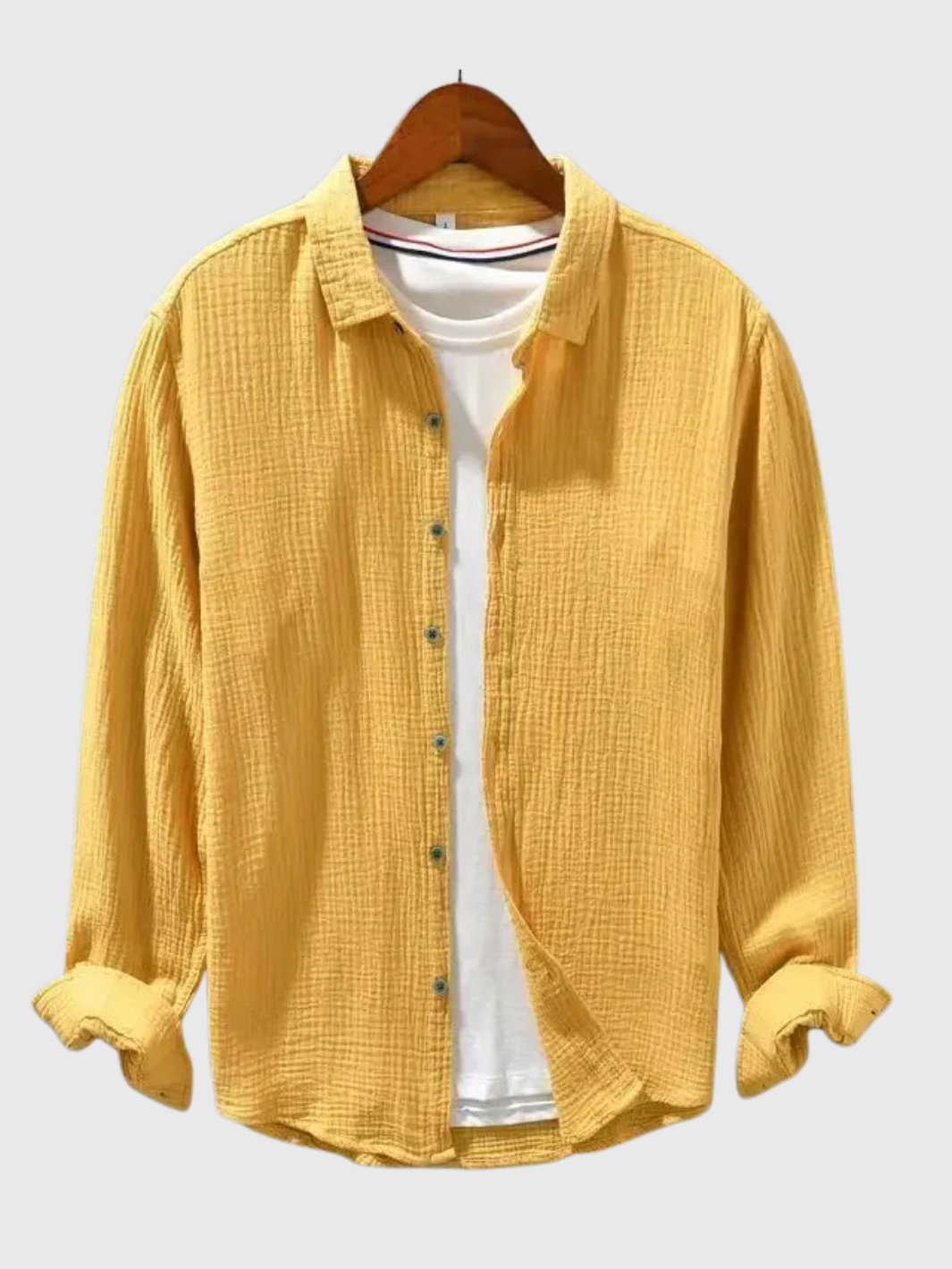 HELVIA - CHEMISE ÉLÉGANTE EN COTON DOUX COMME DE LA SOIE