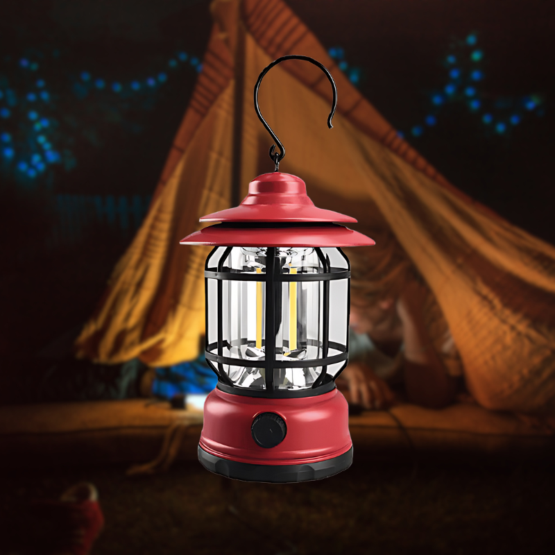 Lampe LED Vintage Portable | Éclairage Intelligent et Économique