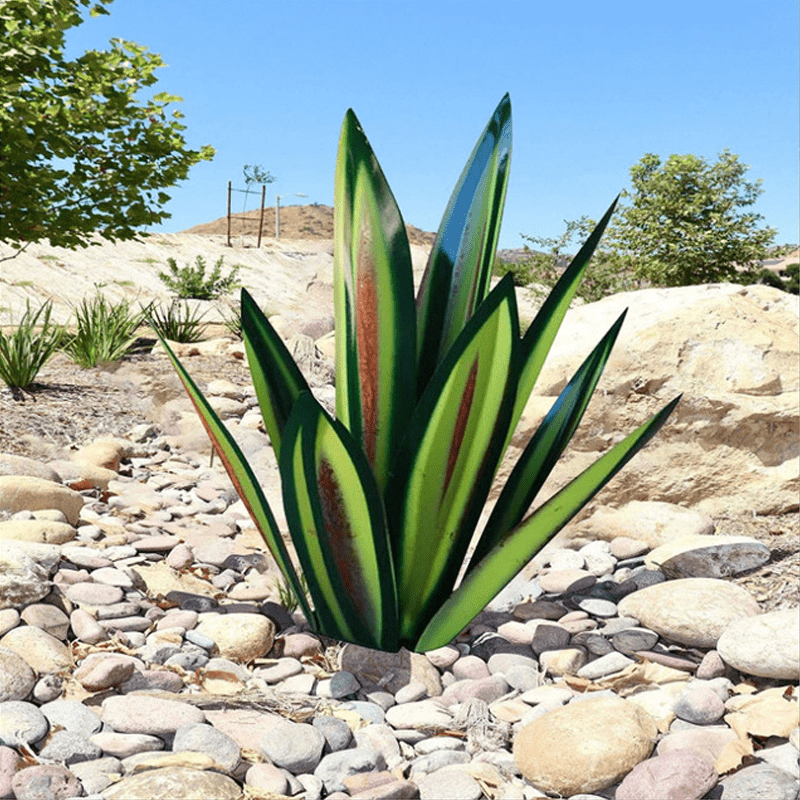 Lampe de Jardin Artisanale en Agave | Éclairage Extérieur Étanche et Élégant