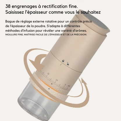 Moulin à café électrique 13 W - 38 niveaux pour chaque mouture