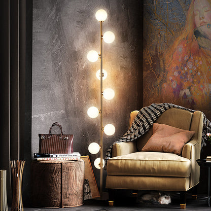 Lampe sur Pied Scandinave Dorée | Élégance et Efficacité Énergétique