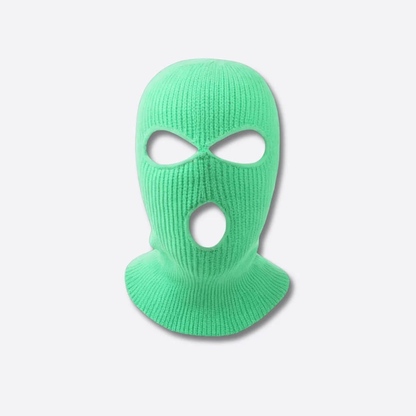 Gestrickte Wollbalaklava – angenehme Wärme für winterliche Ausflüge