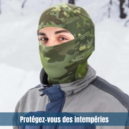 Cagoule en polaire coupe-vent - restez à l’aise dehors en hiver