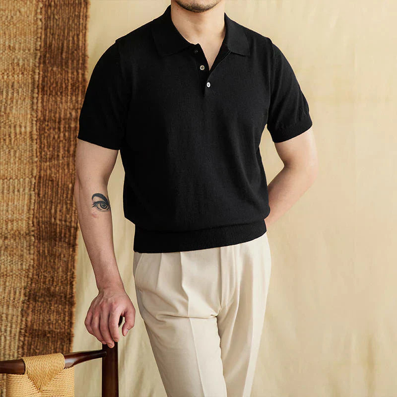 Polo en Lin Respirant pour Homme | Confort Luxueux et Style Intemporel