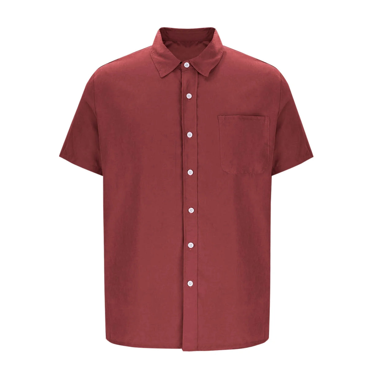 Chemise rouge pour homme