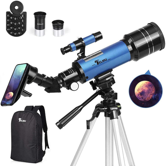 Télescope Astronomique 70mm Ajustable | Grossissement Puissant et Vision Claire