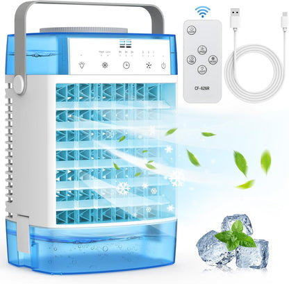 Mini Climatiseur Portable 3-en-1 – Rafraîchissement Instantané et Confort au Quotidien | Helvia