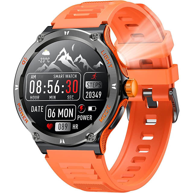 SportConnect™ – Montre Connectée Écran HD avec Boussole Intégrée