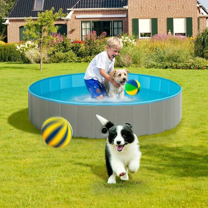 Faltbarer Hundepool 80 bis 160 cm – Abkühlung und Spielspaß im Freien