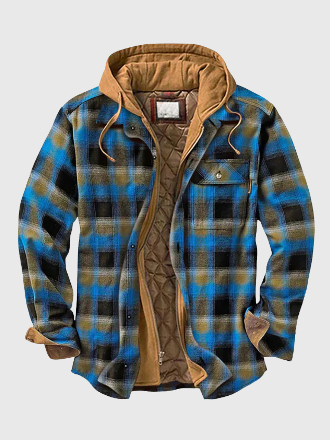 HELVIA - Veste Patchwork Carreaux