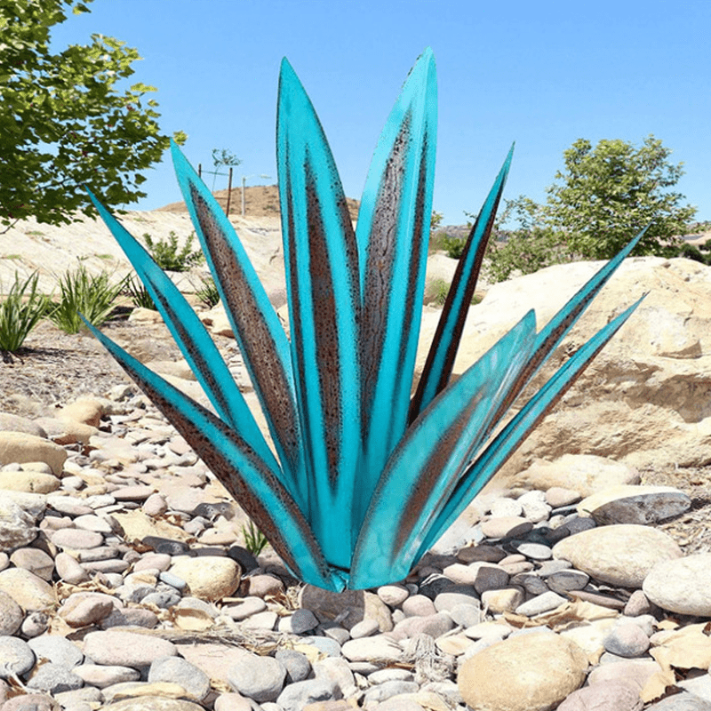 Lampe de Jardin Artisanale en Agave | Éclairage Extérieur Étanche et Élégant