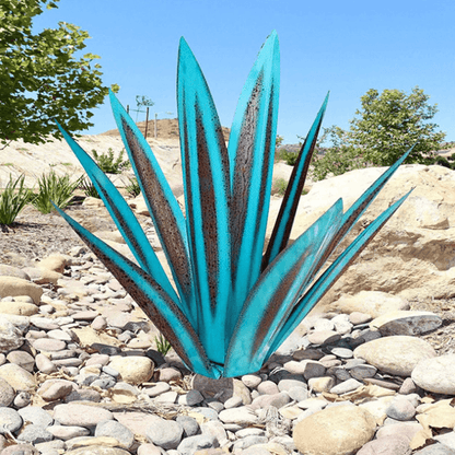 Lampe de Jardin Artisanale en Agave | Éclairage Extérieur Étanche et Élégant