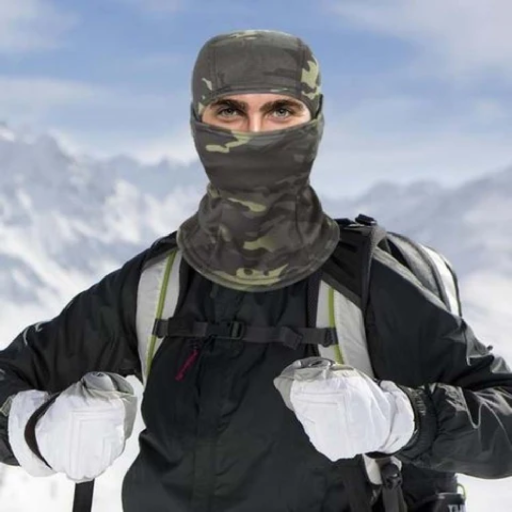 Cagoule en polaire coupe-vent - restez à l’aise dehors en hiver