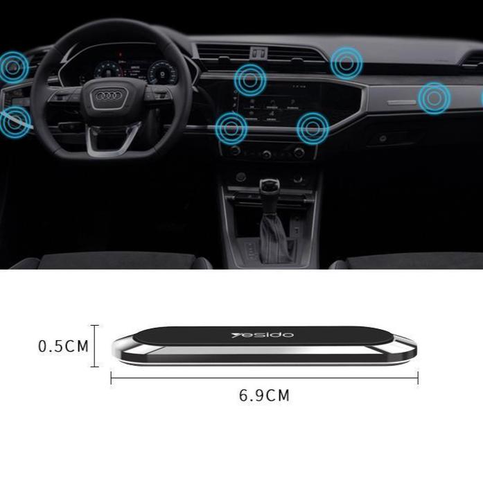 Support Téléphone Magnétique Voiture | Installation Rapide et Forte Adhérence