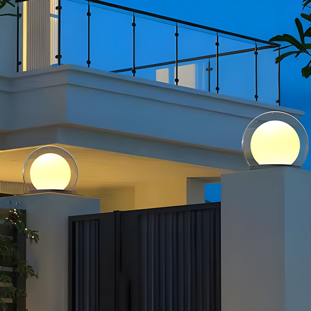 Lampe Solaire Moderne pour Extérieur | Design Résistant aux Intempéries et Élégant