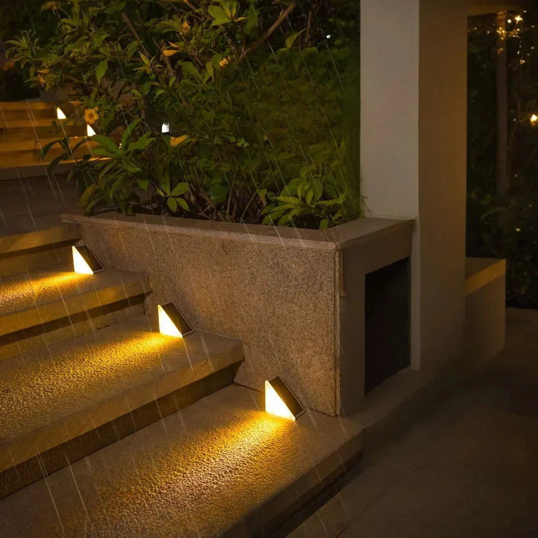 Lumières Solaire pour Escaliers | Éclairage LED Économe et Résistant aux Intempéries