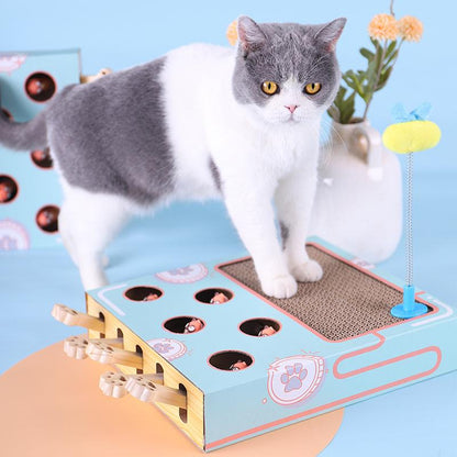 Parc à Chats Interactif 3-en-1 | Jouet Écologique et Gain de Place
