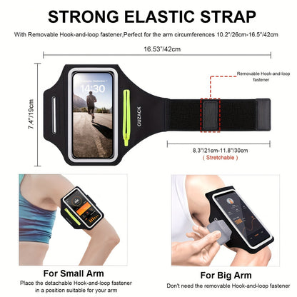 Support de Téléphone de Course Ajustable | Compartiment Pratique pour Écouteurs