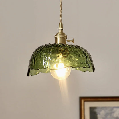 Lampe Suspendue en Laiton et Verre | Élégance Moderne et Installation Facile
