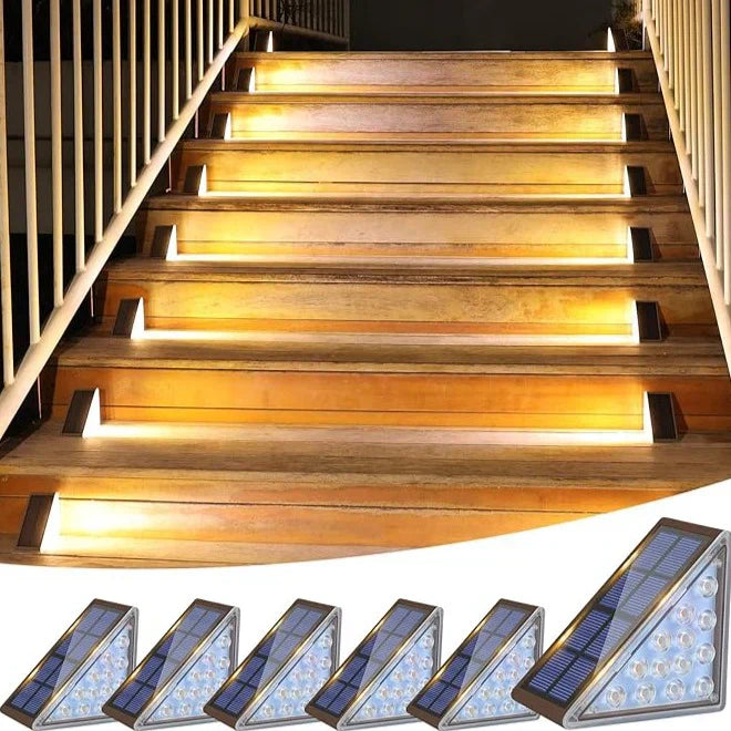 Lumières Solaire pour Escaliers | Éclairage LED Économe et Résistant aux Intempéries
