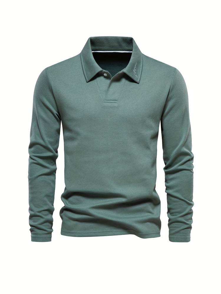 Polo à Manches Longues pour Homme | Élégance et Confort au Quotidien