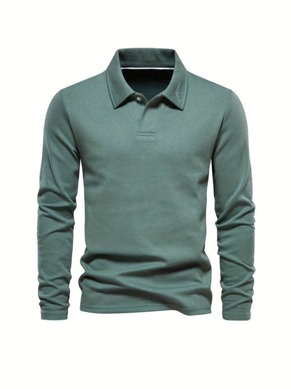 Polo à Manches Longues pour Homme | Élégance et Confort au Quotidien