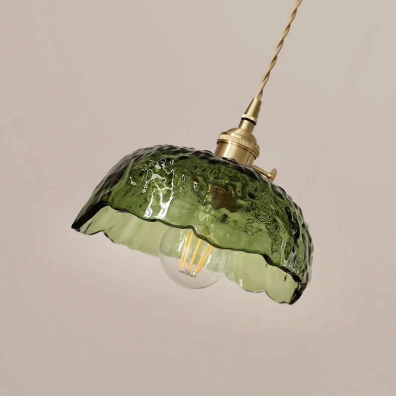 Lampe Suspendue en Laiton et Verre | Élégance Moderne et Installation Facile