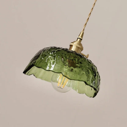 Lampe Suspendue en Laiton et Verre | Élégance Moderne et Installation Facile