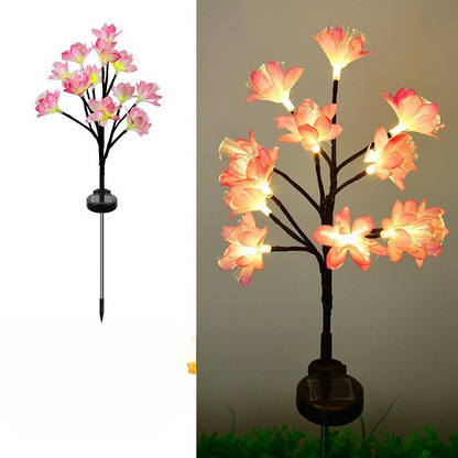 Lampes Solaires de Jardin | Éclairage Écologique avec 15 LED Blanches