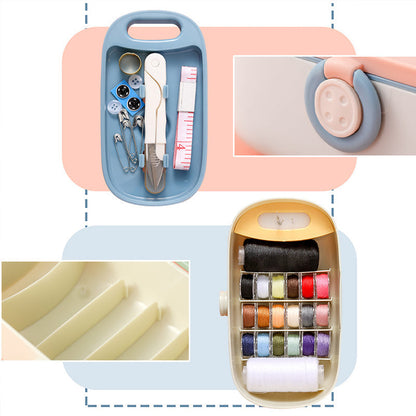 en-Un-Coffret de Couture avec Bouton et Dé à Coudre
